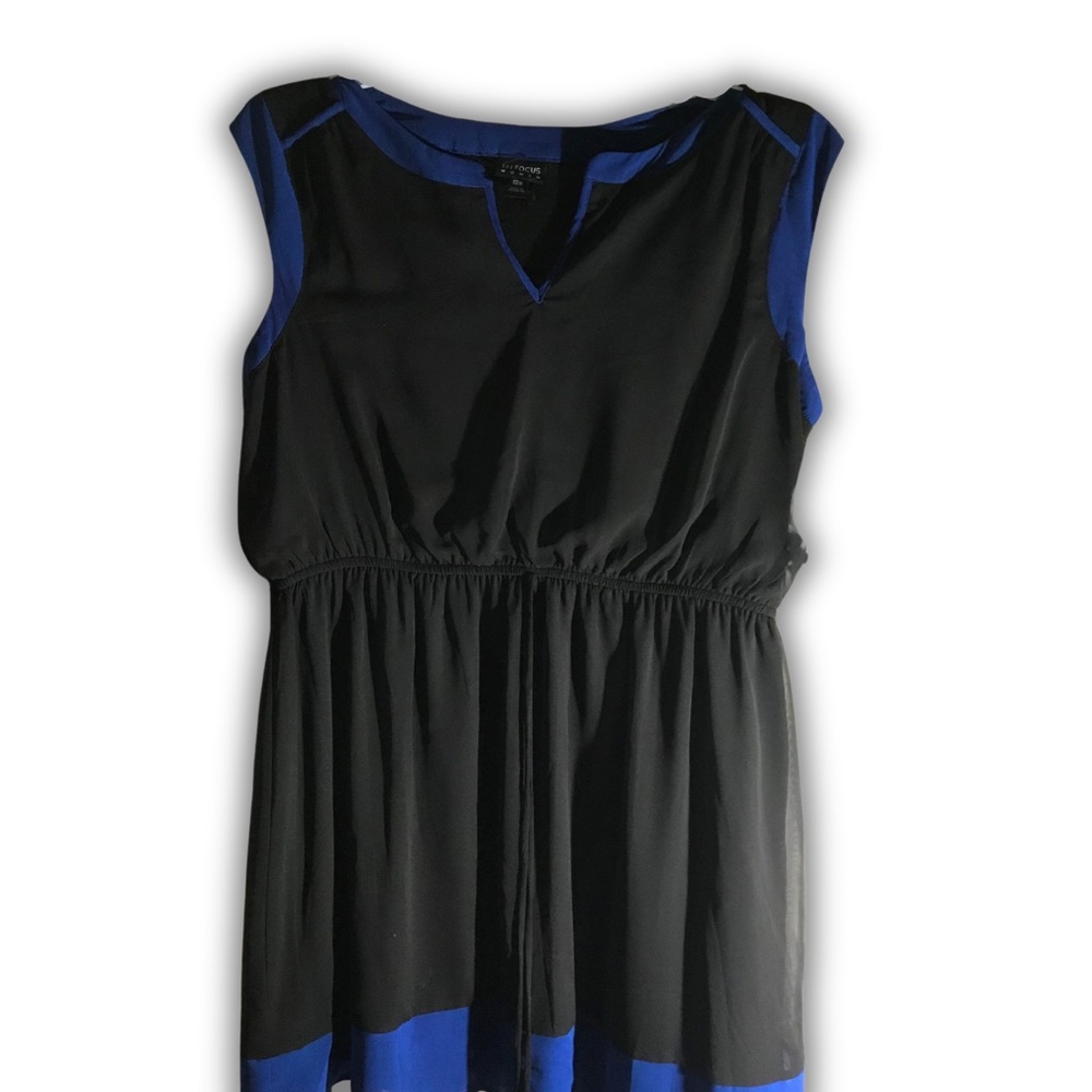 Enfocus Studio Black and Blue Dress